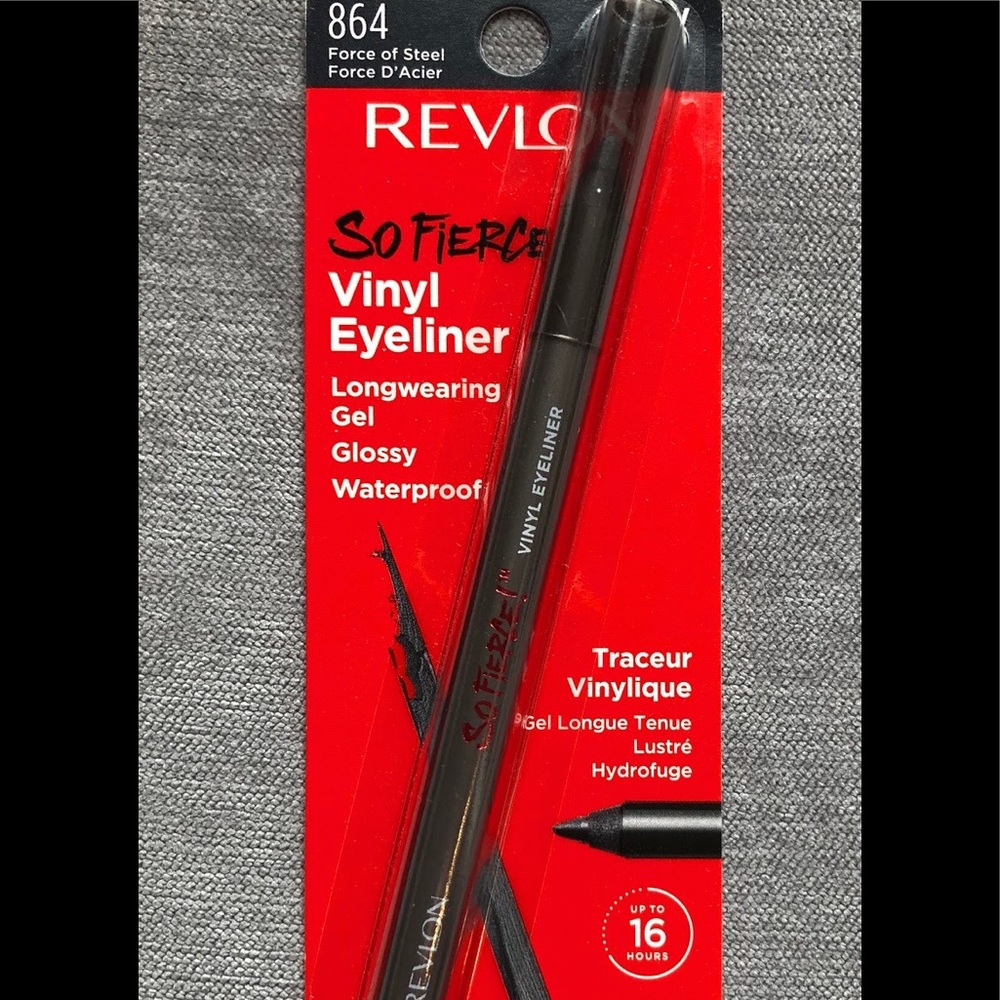 This is Revlon Colorstays and is called "force of steel" and is gray eyeliner.